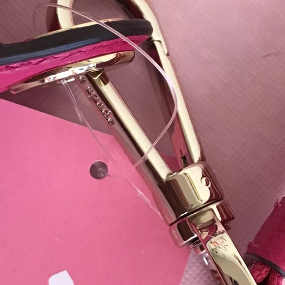 Kate Spade Rosie  Small Crossbody Bag. Pink. Pink  & White Strap. New With Tag. - Picture 9 of 13